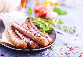 Image showing sausages