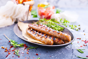 Image showing sausages