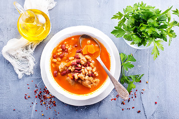 Image showing bean soup