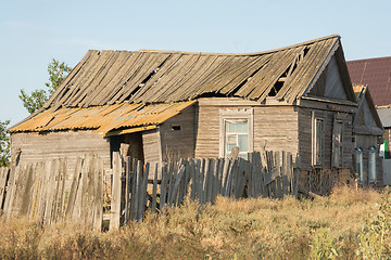 Image showing Abandoned house in the village