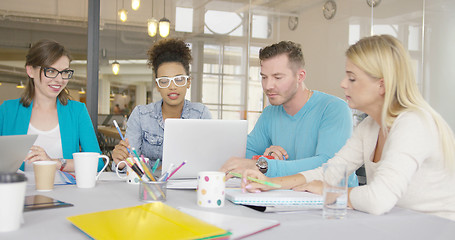 Image showing People working in office