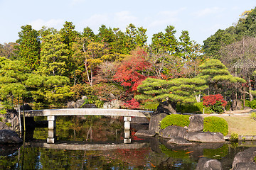 Image showing Kokoen Garden in Himeji