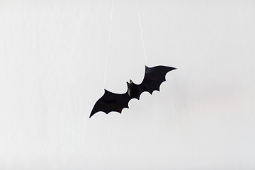 Image showing halloween decoration of bat over white background