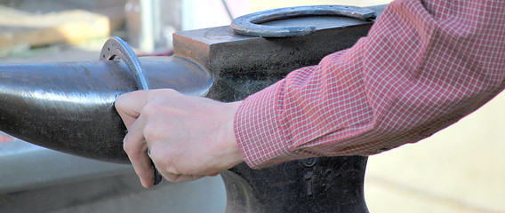 Image showing Male farrier.