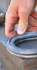 Image showing Male farrier.