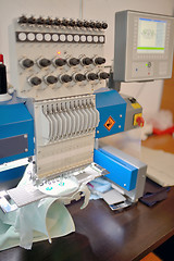 Image showing Textile weaving machine