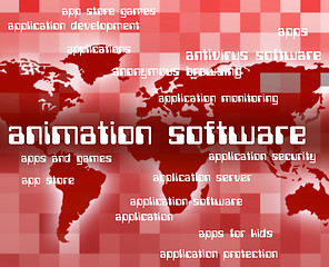 Image showing Animation Software Represents Programs Softwares And Freeware