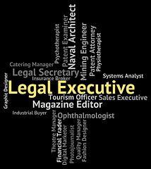 Image showing Legal Executive Represents Queen\'s Counsel And Advocate