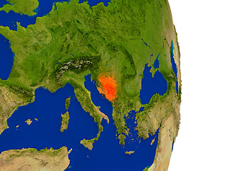 Image showing Bosnia on Earth