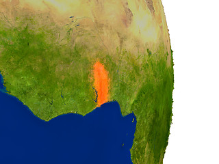 Image showing Togo on Earth