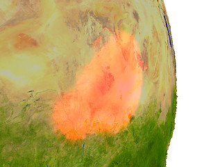 Image showing Niger on Earth