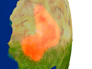 Image showing Mali on Earth