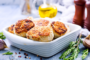 Image showing chicken cutlets