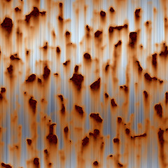 Image showing Rusted metal texture