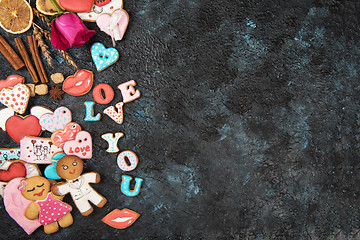 Image showing Gingerbreads for love or marrige