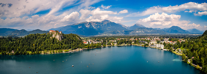 Image showing Slovenia - Panorama resort Lake Bled.