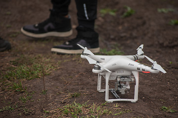 Image showing The drone copter with digital camera