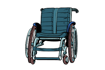 Image showing wheelchair isolated on white background
