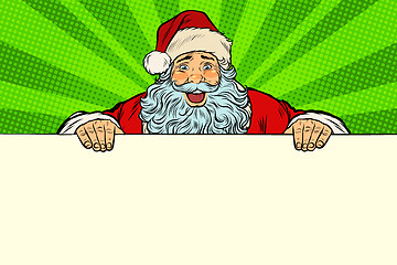 Image showing Santa Claus white background banner