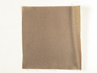 Image showing Vintage looking Brown fabric sample