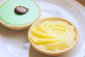 Image showing Lemon and lime tarts