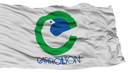 Image showing Isolated Carrollton City Flag, United States of America