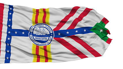 Image showing Isolated Tampa City Flag, United States of America
