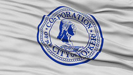 Image showing Closeup of Yonkers City Flag