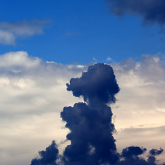Image showing Clouds in form of animals