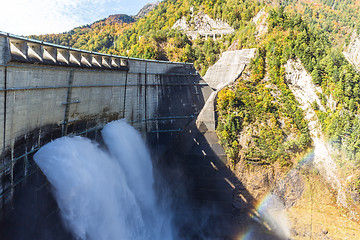 Image showing Kurobe Dam in Japan