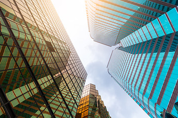 Image showing Business building to the sky