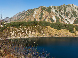 Image showing Lake in Tateyama mountain 