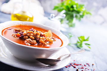 Image showing bean soup