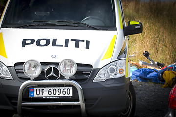 Image showing Norwegian Police Vehicle