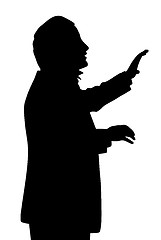 Image showing Choral music conductor