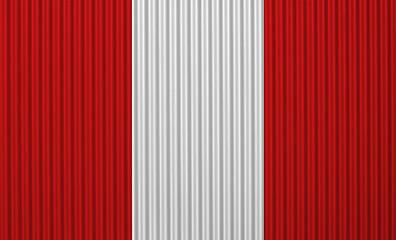 Image showing Textured flag of Peru in nice colors