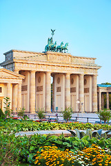 Image showing Brandenburg gate in Berlin, Germany