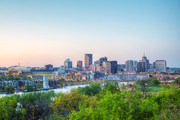 Image showing Overview of downtown St. Paul, MN