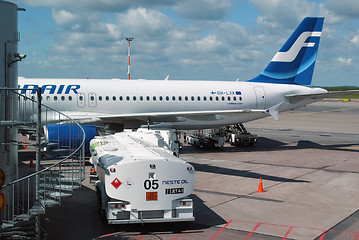 Image showing Airbus at the airport.