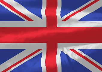 Image showing british flag flow