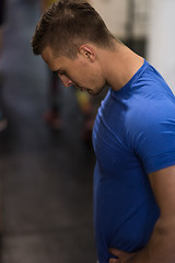 Image showing fitness trainer at the gym