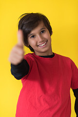 Image showing Portrait of a happy young boy