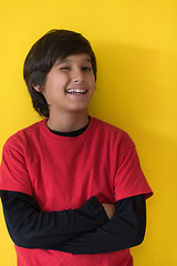 Image showing Portrait of a happy young boy