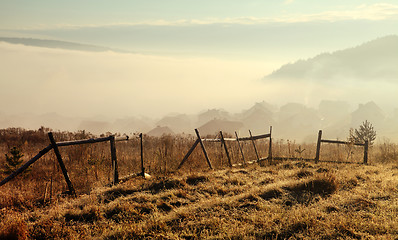 Image showing fog in Carpathians