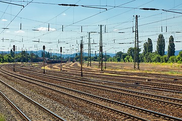 Image showing Railway Station Tracks