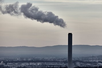 Image showing Smoking power plant