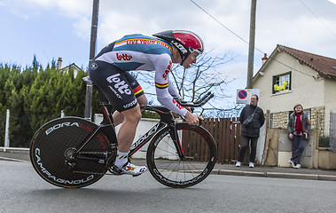 Image showing The Cyclist Andre Greipel - Paris-Nice 2016 