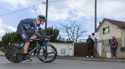 Image showing The Cyclist Ian Stannard - Paris-Nice 2016