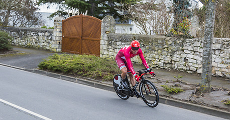 Image showing The Cyclist Alexander Kristoff - Paris-Nice 2016