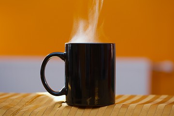 Image showing Streamin hot tea cup